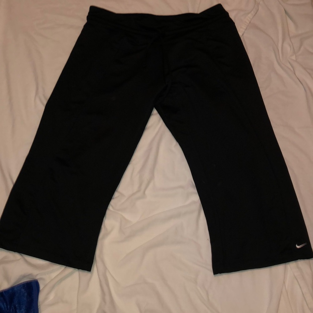 Black Nike Fit Dry exercise pants